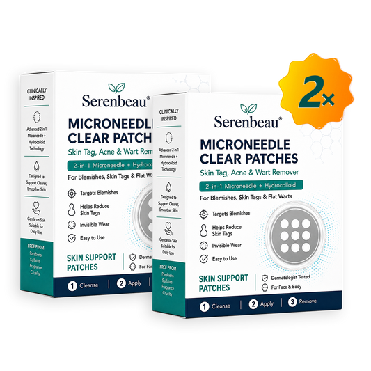 🔥Serenbeau®2-in-1 Microneedle & Hydrocolloid Patch🍀